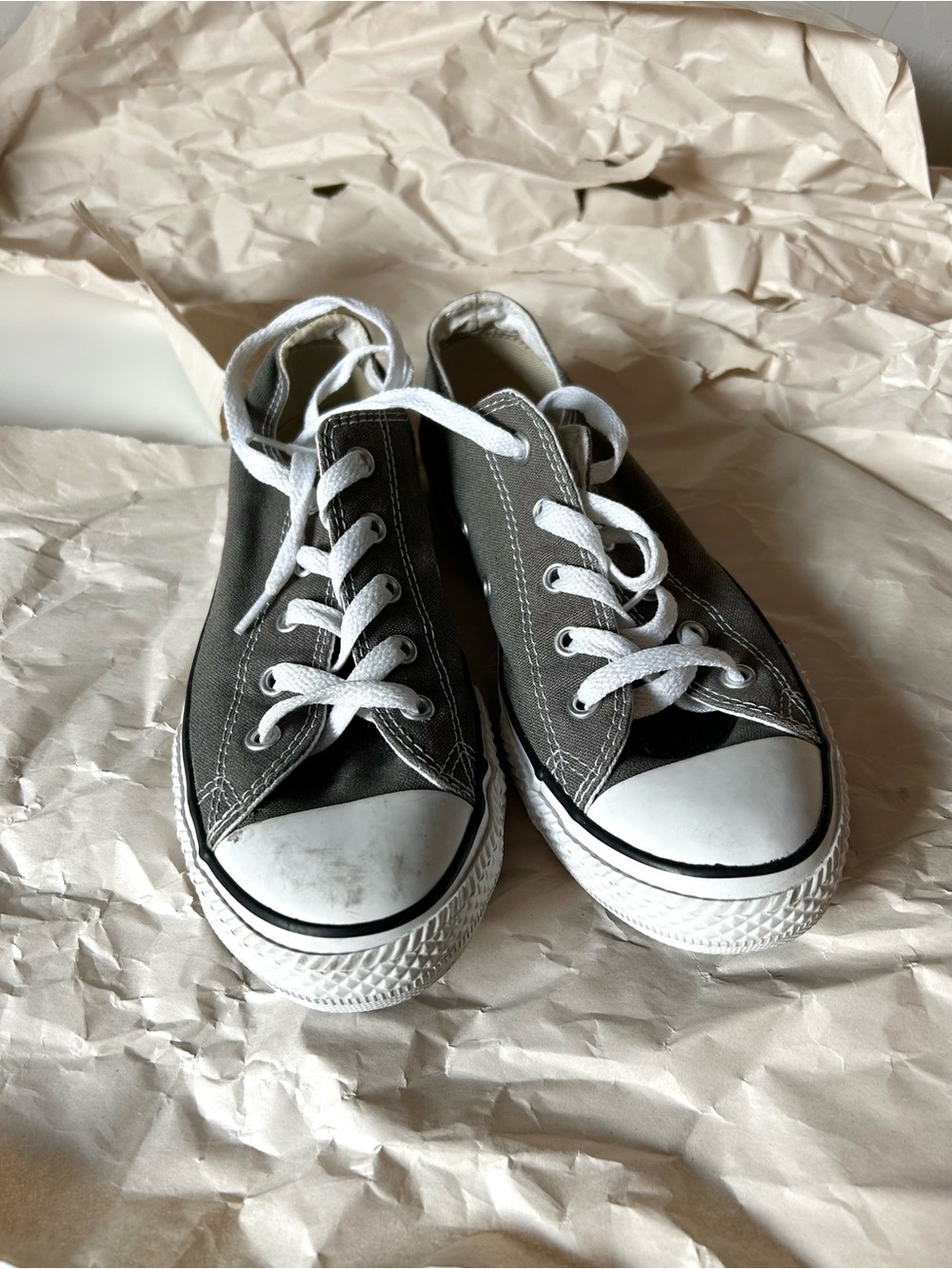 Converse Child’s Shoes Size 3 | Gray All Star Converse Kids Shoes School